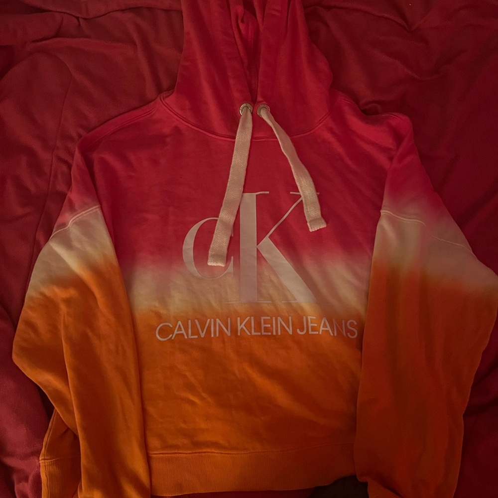 Calvin Klein Jeans Pink and Orange and Blue and Navy set of two